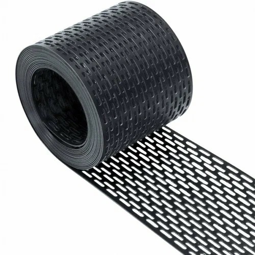 Карнизная вентиляционная лента 100х5000 коричневая, черная