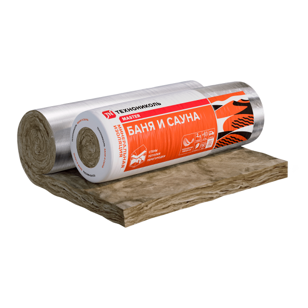 Утеплитель фольгированный 40 RAlu Баня и сауна 12500х1200х50