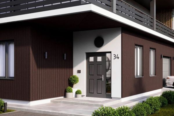 Виниловый сайдинг Фактур ТН Брус, Орех